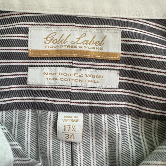 Roundtree & York Gold Label Men’s Dress Shirt - Picture 4 of 6